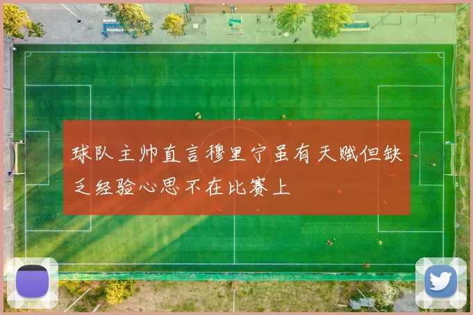 球队主帅直言穆里宁虽有天赋但缺乏经验心思不在比赛上